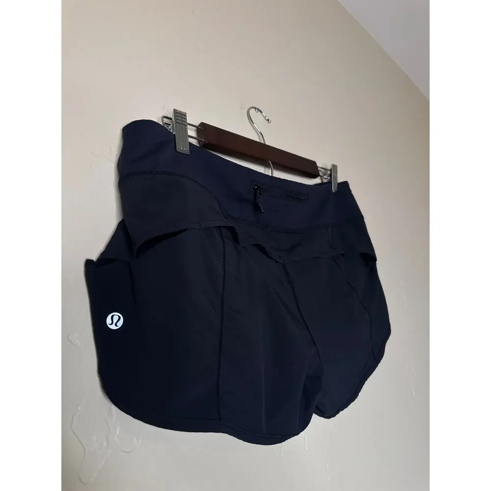 Lululemon Black Speed Shorts 2.5